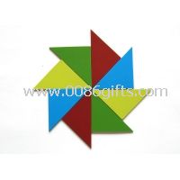 Magnetic Puzzle DIY Toys with Colour PVC, Cardboard