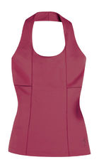%90 polyester, % 10 Spandex Yoga Womens Fitness Giyim yular Top vücut geliştirme