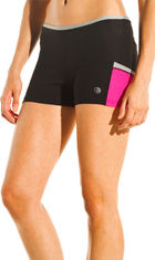Built - In Gusset Multi Stitch Side Panel Women Fitness Shorts