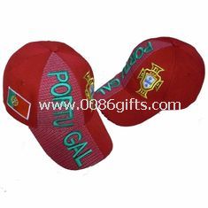 Portugal 3d Embroidery Football Fans Outdoor Cap Headwear