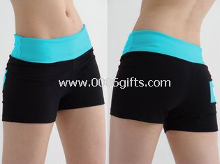 Suave y flexible Activewear moda Fitness pantalones cortos