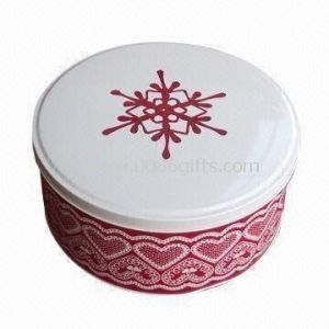 Tin Cookies Bucket for Occasion and Holiday, Food Safe