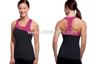 Women’s Fitness Tank with Removable Cups Racer Back