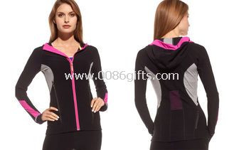 Womens Fitness Wear Contrast Color Pocketing