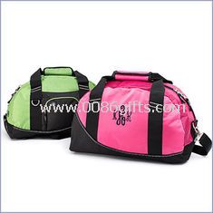 Zippered Pocket Customized Sports Bag Side Grab Handle