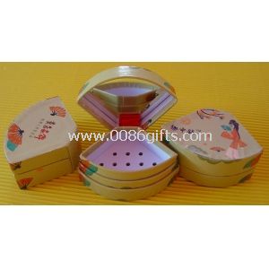 Customized Designer Small Comestic Cardboard Gift Boxes, Mirros Inside and Power Holes