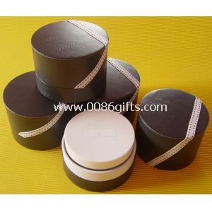 100% Recycled Paper Perfume Box Packaging with Round Smooth and Flat Ends
