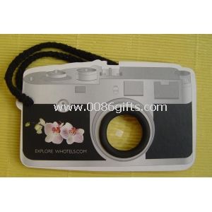 Câmera de brinquedo de presente com papel rígida e lente