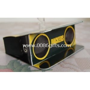 Foldable Paper Binoculars for Children Playing, Company Advertisement