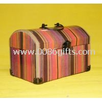 Suitcase Box with Metal Lock and Handle for Storing Childrens Toys