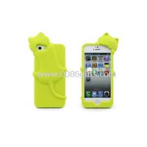 Hello Deere DIFFLE CAT SERIES SILICONE CASE FOR APPLE IPHONE5