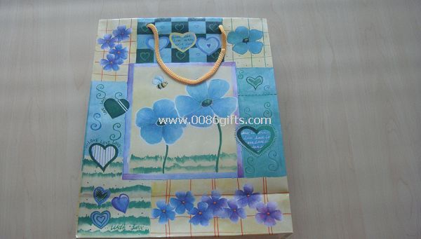 Paper Bag With Butterfly Printing