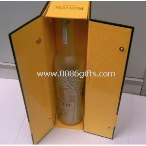 Caixa de empacotamento do presente de vinho com fecho de ímã para 1 Bottole