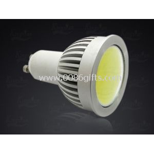 Cálido GU10 blanco energía ahorro COB LED Spot Luz Ra 80 5 vatios 3000 K - 6500 K