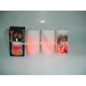 LED Candle with real Flame