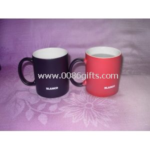 Ceramic Sublimation Heat Sensitive Mug with customized logo and designs