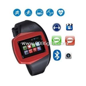 GPS Watch Phone with Calorie,Pedometer,Heart Monitor