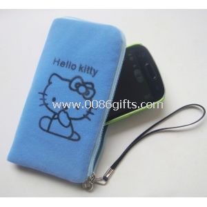 Mobilephone bag with zipper