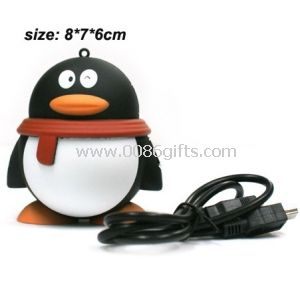 Pinguim USB 2.0 HUB com 4 portas