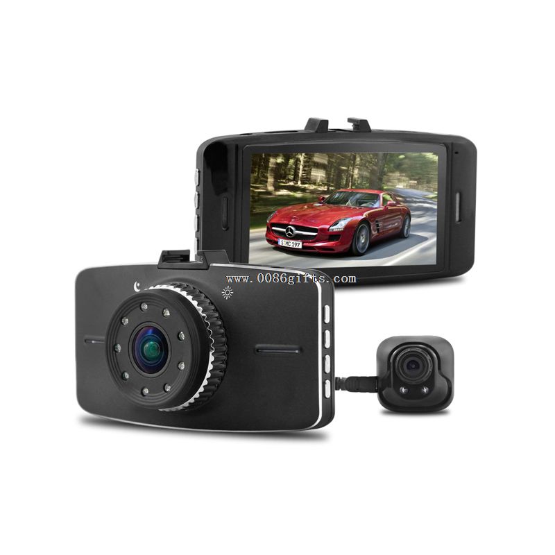 1080P bil dash cam kameraet med GPS-funksjon
