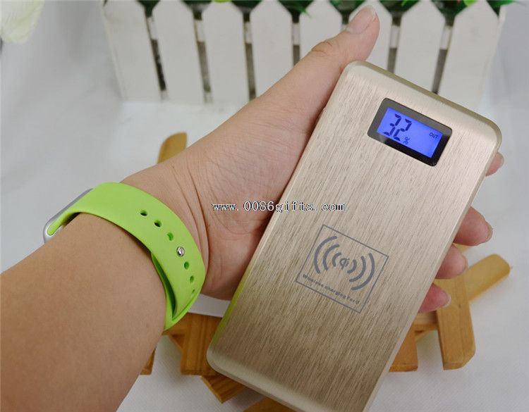 12000MaH 2 in 1 Wireless Charger Power Bank