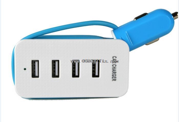 2.0 auto caricabatterie 4 porte usb