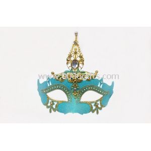 Masker unik kristal Swarovski plastik Karnaval Venesia