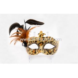 Żółty Swarovski Crystal Masquerade weneckie maski karnawałowe