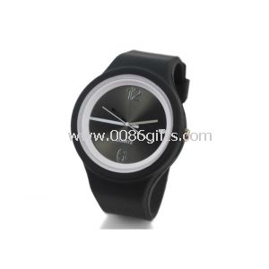 Black Silicone Wristband Watches