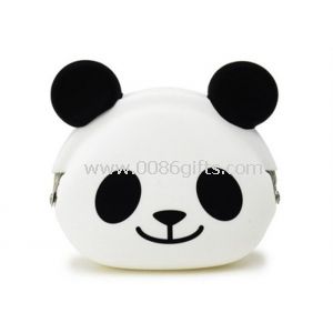 Monedero de silicona de oído Panda