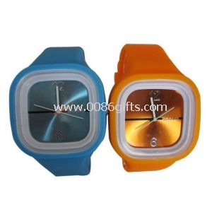 Mode silikon jelly permen jam tangan
