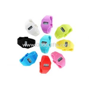 Multicolor caliente venta jalea impermeable del silicón unisex reloj deportivo