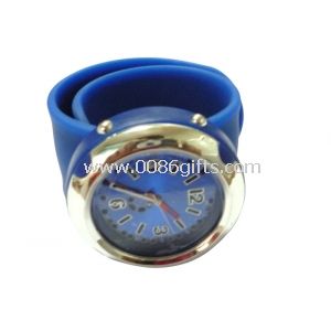 Multifunction Silicone Bracelet and Case Precise Quartz Movement Slap Bracelet Watch