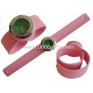 Pink Slap Bracelet Watch