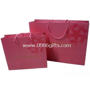 Recyclable Ayilian Pink 210g Artpaper Shopping Bag