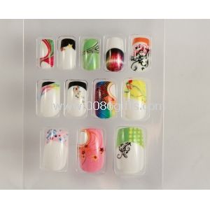 Colorful cute Spring / summer Fake Nails For Fingers for wedding