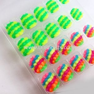 Spring / summer Kids Fake Nails natural looking Acrylic For decorated