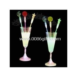 230ml red, blue, jade, yellow, multicolor led flashing champagne cup for guest house