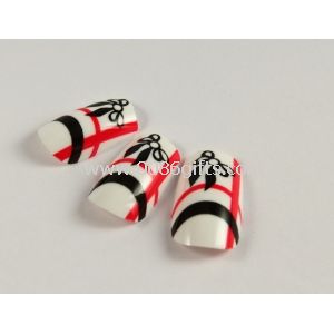 Bow-tie Nail Art Full Cover Fake Nails with 100% new ABS material