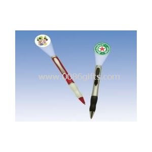 LED Light Illumination Promotional Projector Pen With Ball Pen