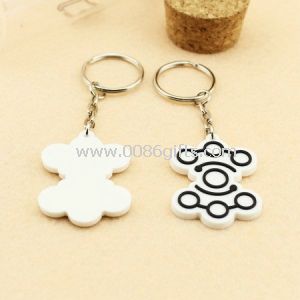 Factory provide silicone key chain