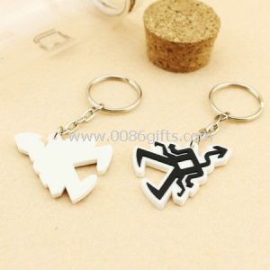 Promotional silicone key chain for gifts