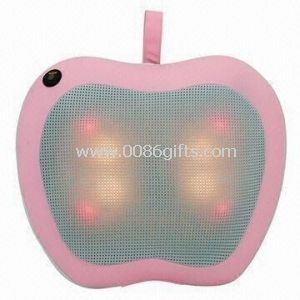 Car and Home Apple-shaped Infrared Heated Massage Pillow