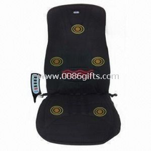 Car/Home Use Back Heated Vibration Massage Cushion with 5 Motors and 3 Levels
