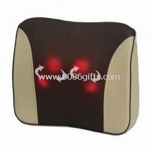 Infrared Heating Shiatsu Massage Pillow with Safe DC Adaptor