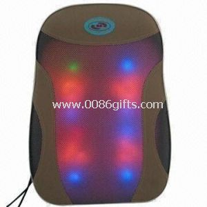 Lumbar Massage Cushion with Heating, 16 Rollers for Large Scale Back Massage
