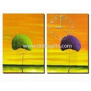 Promotion painting wall clock-18