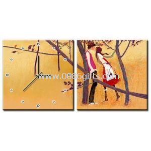 Promotion painting wall clock-42