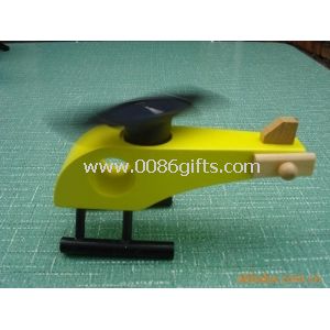 Fag energiei solare jucărie din lemn avion