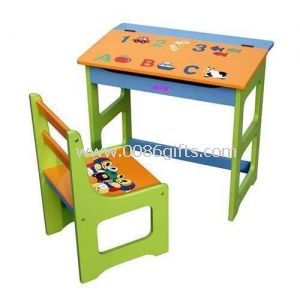 Niños escritorio y silla para niños